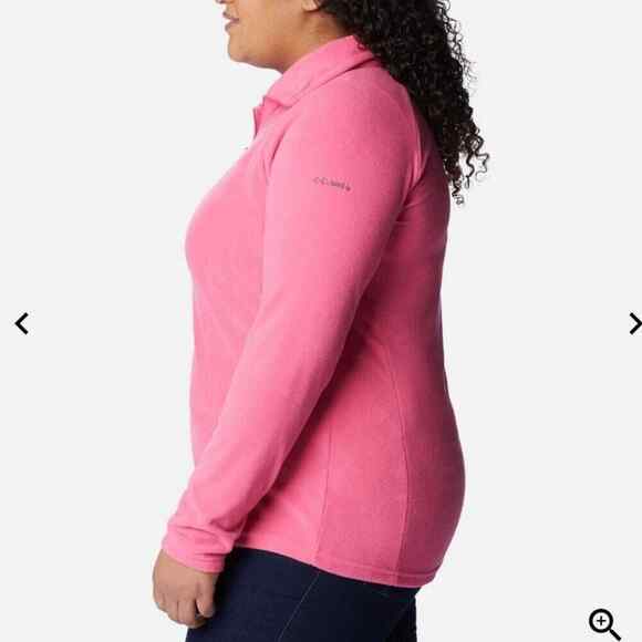 Columbia Women's Glacial IV 1/2 Zip - Plus Size super soft active shirt‎ size 2X - Picture 12 of 14